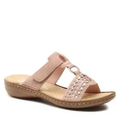 Mules / Sandales De Bain Rieker 60887-31 Rosa