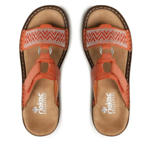 Mules / Sandales De Bain Rieker 60898-38 Orange 5 Mules / Sandales De Bain Rieker 60898-38 Orange – Image 5