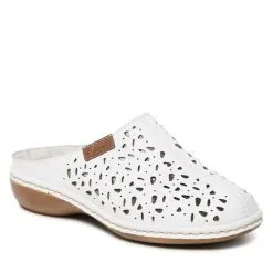 Mules / Sandales De Bain Rieker 65996-80 Weiss