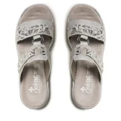 Mules / Sandales De Bain Rieker 659X6-80 Metallic -Rieker mules sandales de bain rieker 659x6 80 metallic 4