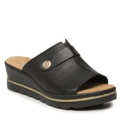 Mules / Sandales De Bain Rieker 67496-00 Schwarz