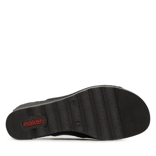 Mules / Sandales De Bain Rieker 67496-00 Schwarz 4 Mules / Sandales De Bain Rieker 67496-00 Schwarz – Image 4