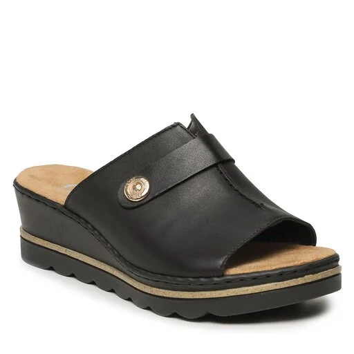 Mules / Sandales De Bain Rieker 67496-00 Schwarz 1 Mules / Sandales De Bain Rieker 67496-00 Schwarz