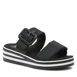 Mules / Sandales De Bain Rieker V0299-00 Schwarz