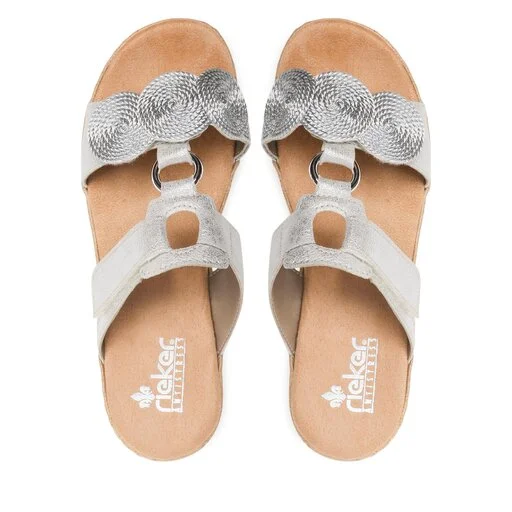 Mules / Sandales De Bain Rieker V02K3-40 Grau 5 Mules / Sandales De Bain Rieker V02K3-40 Grau – Image 5