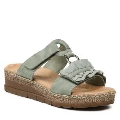 Mules / Sandales De Bain Rieker V1222-52 Grün
