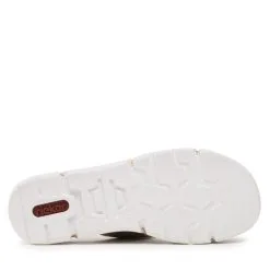 Mules / Sandales De Bain Rieker V2392-62 Beige -Rieker mules sandales de bain rieker v2392 62 beige 3