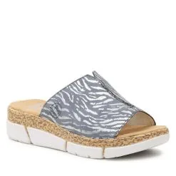 Mules / Sandales De Bain Rieker V23M9-10 Blau