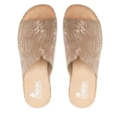 Mules / Sandales De Bain Rieker V23M9-62 Beige -Rieker mules sandales de bain rieker v23m9 62 beige 4