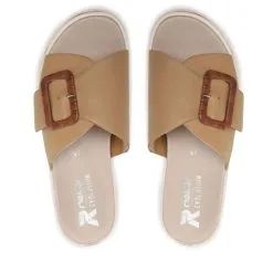 Mules / Sandales De Bain Rieker W0803-60 Beige 9 Mules / Sandales De Bain Rieker W0803-60 Beige -Rieker mules sandales de bain rieker w0803 60 beige 4