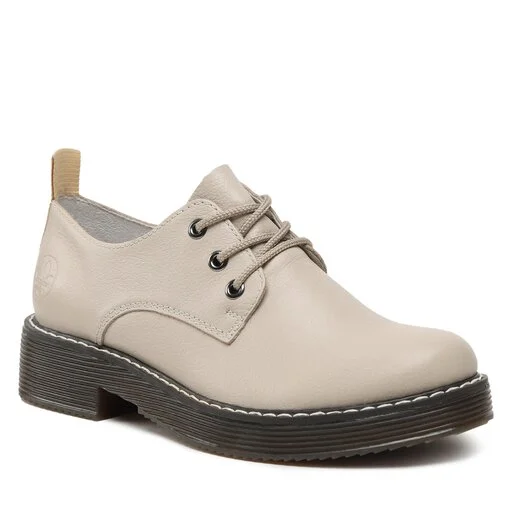 Richelieus & Derbies Rieker 50010-60 Beige 1 Richelieus & Derbies Rieker 50010-60 Beige