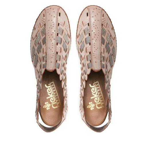 Sandales Rieker 46778-64 Beige Kombi 5 Sandales Rieker 46778-64 Beige Kombi – Image 5