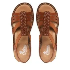 Sandales Rieker 60809-24 Braun 9 Sandales Rieker 60809-24 Braun -Rieker sandales rieker 60809 24 braun 4