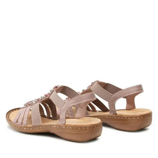 Sandales Rieker 60818-31 Rosa 3 Sandales Rieker 60818-31 Rosa – Image 3