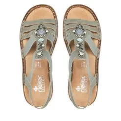 Sandales Rieker 60839-52 Grün 9 Sandales Rieker 60839-52 Grün -Rieker sandales rieker 60839 52 grun 4