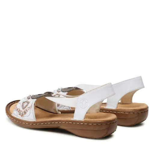 Sandales Rieker 608B9-80 Weiss 3 Sandales Rieker 608B9-80 Weiss – Image 3
