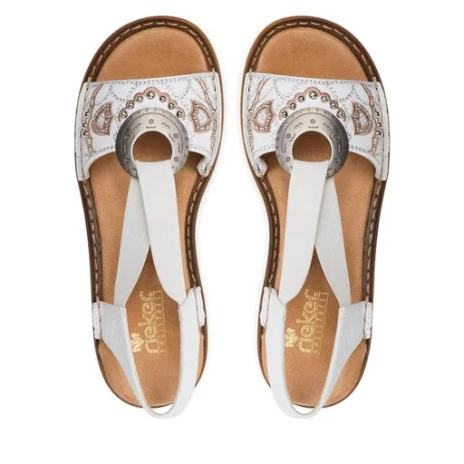 Sandales Rieker 608B9-80 Weiss 5 Sandales Rieker 608B9-80 Weiss – Image 5