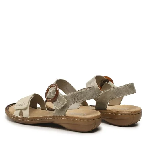 Sandales Rieker 608Z3-60 Beige 3 Sandales Rieker 608Z3-60 Beige – Image 3