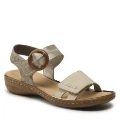 Sandales Rieker 608Z3-60 Beige