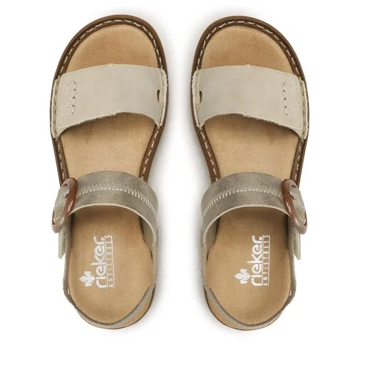 Sandales Rieker 608Z3-60 Beige 5 Sandales Rieker 608Z3-60 Beige – Image 5