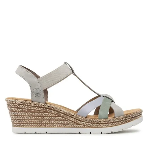 Sandales Rieker 61995-40 Grau Kombi 2 Sandales Rieker 61995-40 Grau Kombi – Image 2