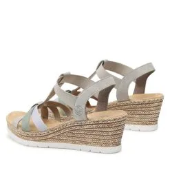 Sandales Rieker 61995-40 Grau Kombi 7 Sandales Rieker 61995-40 Grau Kombi -Rieker sandales rieker 61995 40 grau kombi 2