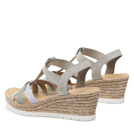 Sandales Rieker 61995-40 Grau Kombi 3 Sandales Rieker 61995-40 Grau Kombi – Image 3