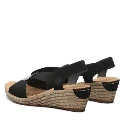 Sandales Rieker 624H6-00 Schwarz 7 Sandales Rieker 624H6-00 Schwarz -Rieker sandales rieker 624h6 00 schwarz 2