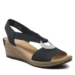 Sandales Rieker 624H6-14 Blau