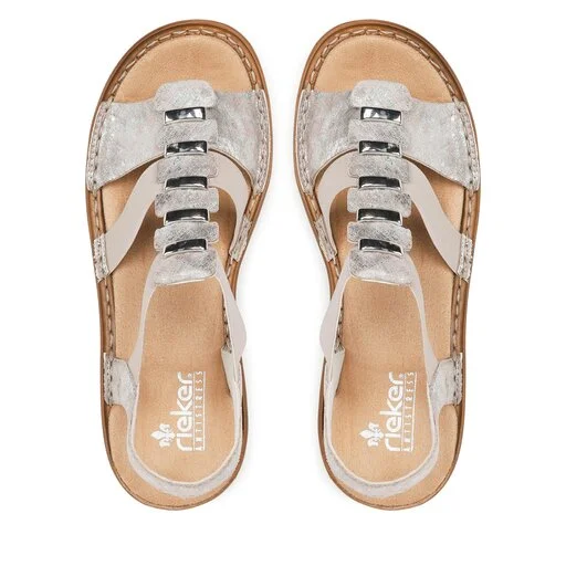 Sandales Rieker 62850-90 Metallic 5 Sandales Rieker 62850-90 Metallic – Image 5