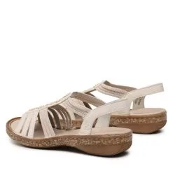 Sandales Rieker 62855-60 Beige 7 Sandales Rieker 62855-60 Beige -Rieker sandales rieker 62855 60 beige 2