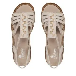 Sandales Rieker 62855-60 Beige 9 Sandales Rieker 62855-60 Beige -Rieker sandales rieker 62855 60 beige 4