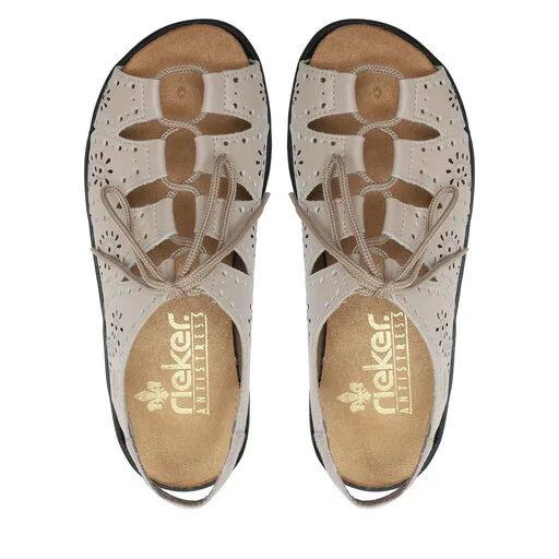 Sandales Rieker 64515-60 Beige 5 Sandales Rieker 64515-60 Beige – Image 5