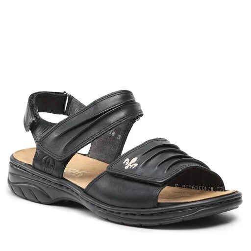 Sandales Rieker 64560-01 Schwarz 1 Sandales Rieker 64560-01 Schwarz
