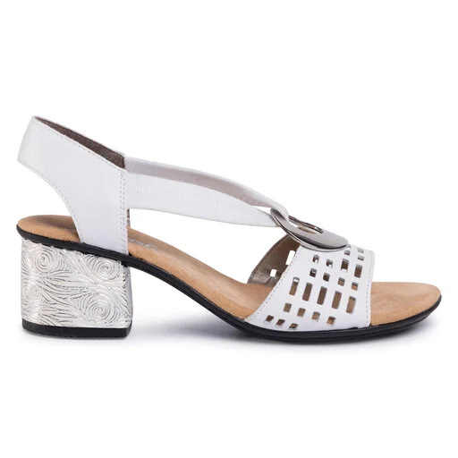 Sandales Rieker 64675-80 Weiss 2 Sandales Rieker 64675-80 Weiss – Image 2
