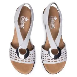 Sandales Rieker 64675-80 Weiss 10 Sandales Rieker 64675-80 Weiss -Rieker sandales rieker 64675 80 weiss 4