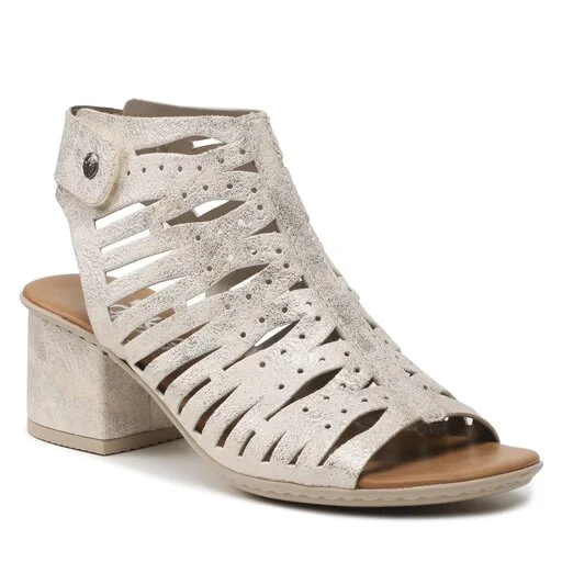 Sandales Rieker 64676-60 Beige 1 Sandales Rieker 64676-60 Beige