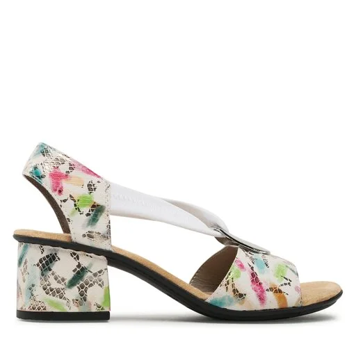 Sandales Rieker 64683-90 Weiss 2 Sandales Rieker 64683-90 Weiss – Image 2