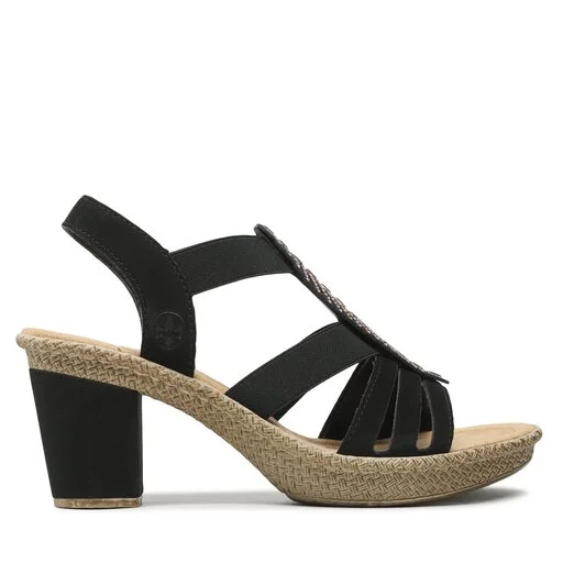 Sandales Rieker 66526-00 Schwarz 2 Sandales Rieker 66526-00 Schwarz – Image 2