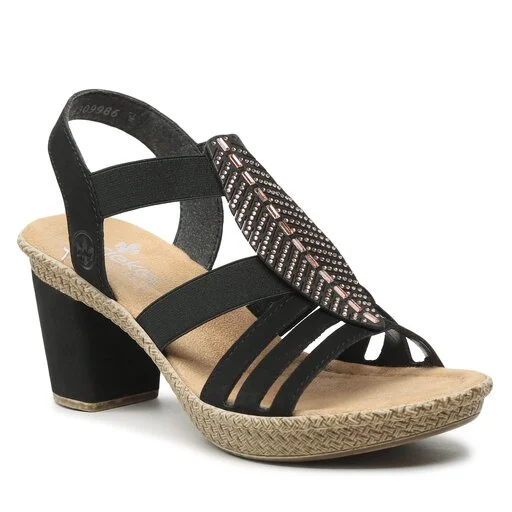 Sandales Rieker 66526-00 Schwarz 1 Sandales Rieker 66526-00 Schwarz