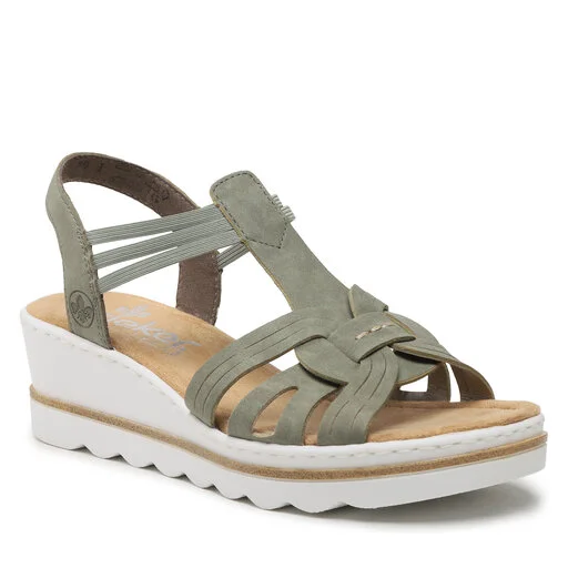 Sandales Rieker 67459-52 Grün 1 Sandales Rieker 67459-52 Grün