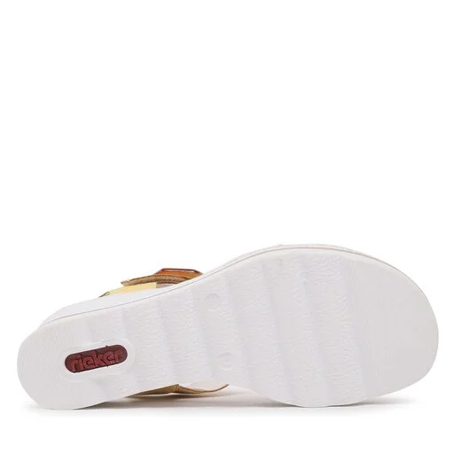 Sandales Rieker 67476-69 Gelb Kombi 4 Sandales Rieker 67476-69 Gelb Kombi – Image 4