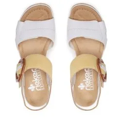 Sandales Rieker 67476-69 Gelb Kombi 9 Sandales Rieker 67476-69 Gelb Kombi -Rieker sandales rieker 67476 69 gelb kombi 4