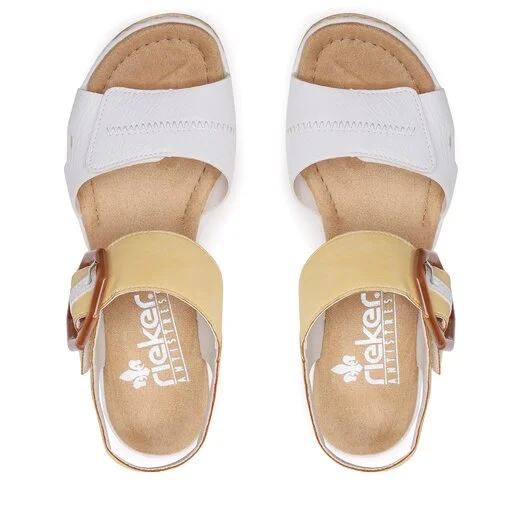 Sandales Rieker 67476-69 Gelb Kombi 5 Sandales Rieker 67476-69 Gelb Kombi – Image 5