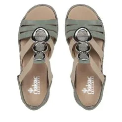 Sandales Rieker 679L4-52 Grün -Rieker sandales rieker 679l4 52 grun 4