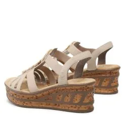 Sandales Rieker 68159-60 Beige -Rieker sandales rieker 68159 60 beige 2
