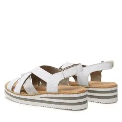 Sandales Rieker V0279-80 Weiss 7 Sandales Rieker V0279-80 Weiss -Rieker sandales rieker v0279 80 weiss 2