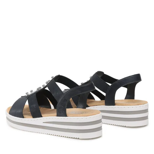 Sandales Rieker V0287-14 Blau 3 Sandales Rieker V0287-14 Blau – Image 3