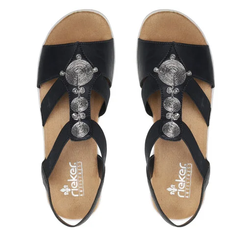 Sandales Rieker V0287-14 Blau 5 Sandales Rieker V0287-14 Blau – Image 5