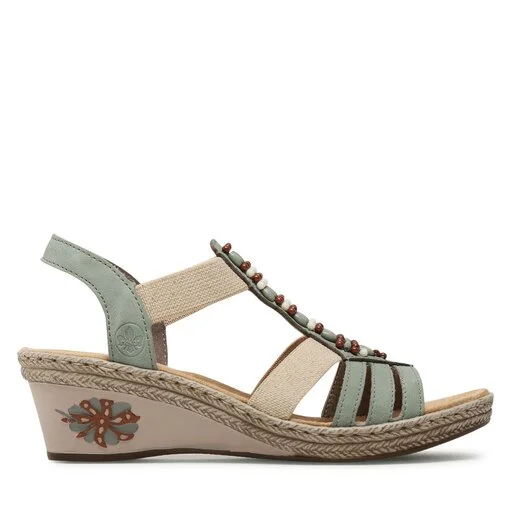 Sandales Rieker V2451-52 Grun 2 Sandales Rieker V2451-52 Grun – Image 2